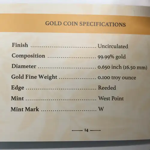 2026 Best of the US Mint Mercury Dime 1/10 oz Gold Coin & Silver Medal